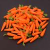 10/25/50Pcs Easter Artificial Carrot Mini Foam Vegetable Fruits Happy Easter Decoration Ornament for Home Table Kids DIY Crafts