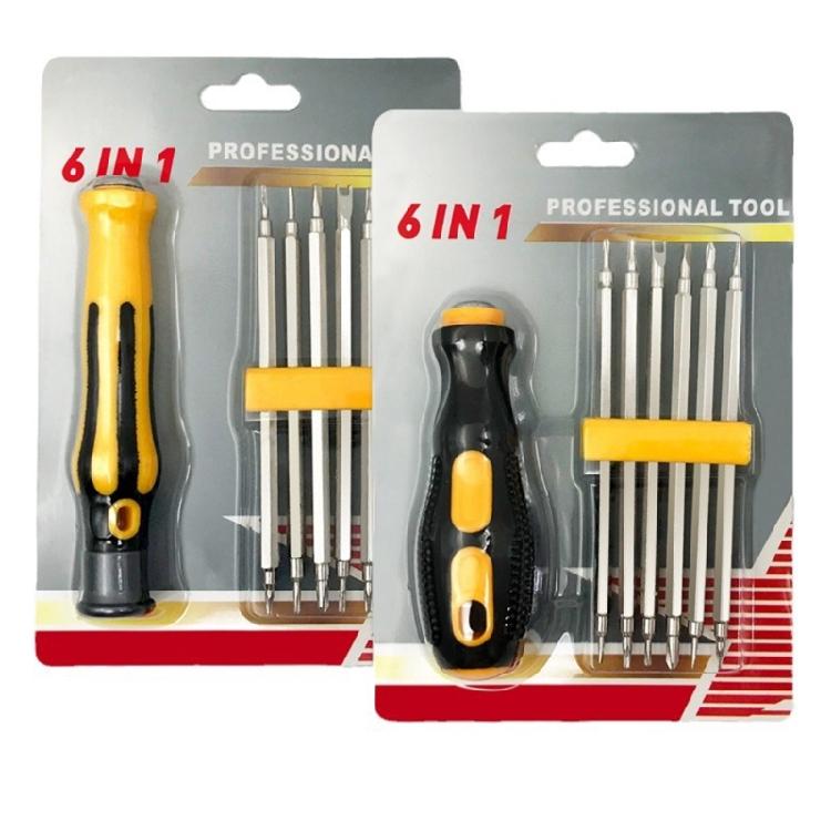 Premium Steel 6Piece Screwdriver Magnetic Feature for Convenient Use Ergonomic Handle Suitable for Multiple Application