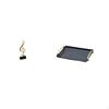 Resin Music Note Sculpture Centerpiece with Decorative Rectangular Serving Tray Organizer for Desk