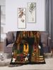 Six Seven Meme Black History Flannel Blanket Soft Warm Throw for Bed Sofa Cover Winter
