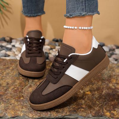 Damesko Casual Sneakers Utendørs Komfortable Flate Sko Vår Ny Myk Såle Gåsko Dame Mote Lav Topp Sportssko