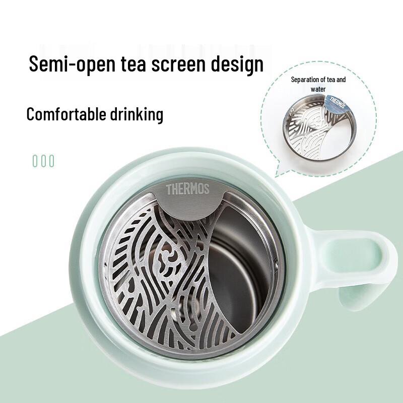 Thermos Stainless Steel Insulated Office Mug with Handle