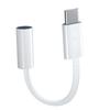Braided USB C To 3.5mm Audios Adapter With Support For Smartphones Tablets And Sound Output