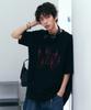 NP STUDIO [2Pack] Sparkle Arch Logo Oversized T-Shirt 2 Colors
