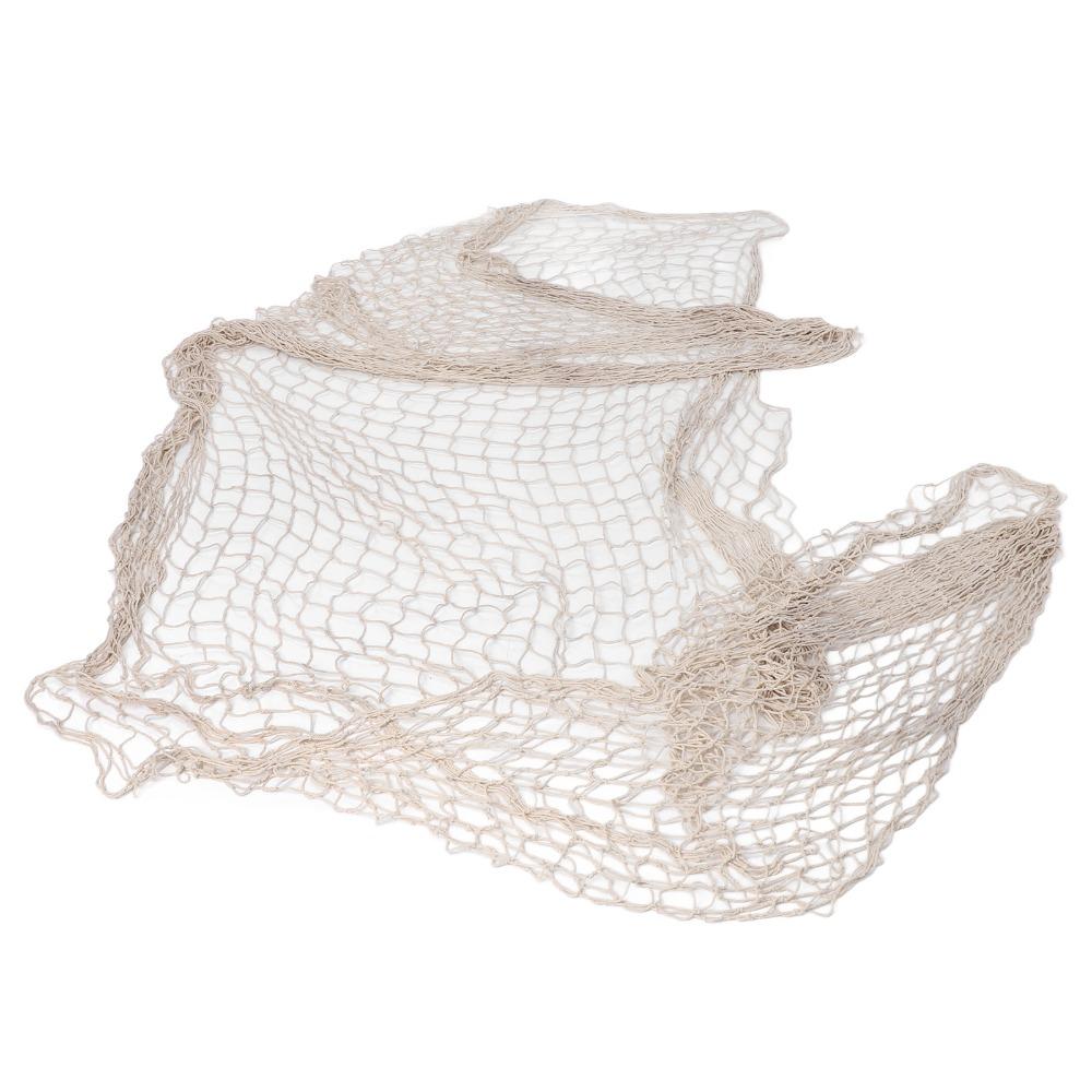 Large Size Fishing Net Decor Cotton Thread Cotton Thread Net Wall Hanging Decor Ocean Theme Party