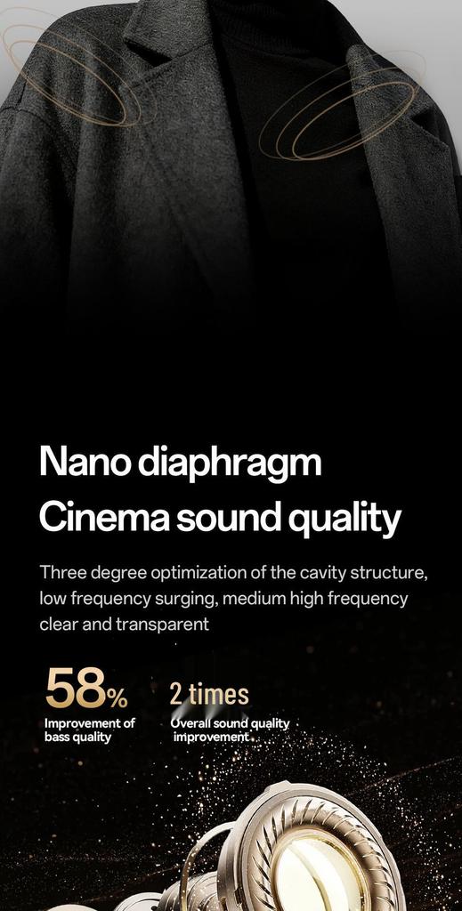 M150 Mini Noise-Cancelling Invisible Bluetooth Earbuds - Cute, Comfortable, and Truly Painless Long-Wear In-Ear Design