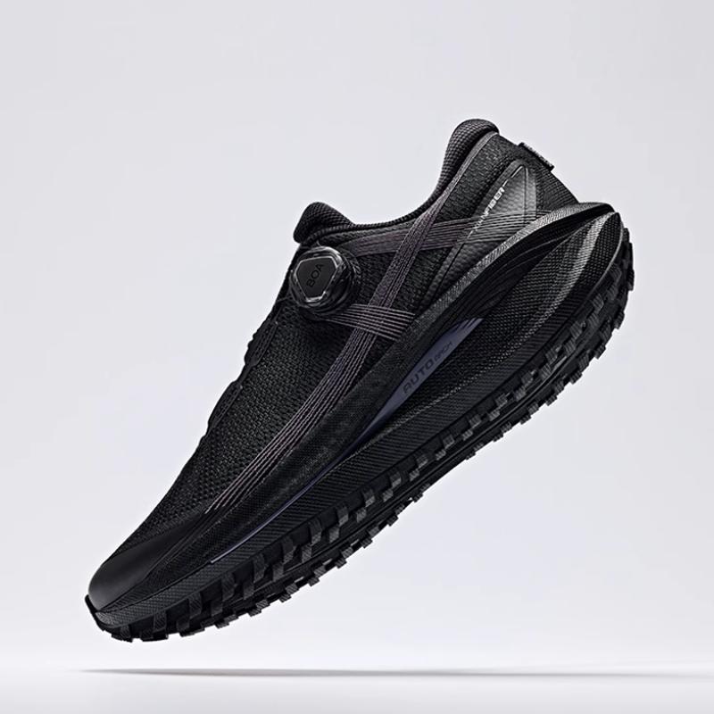 Anta Champion All-Weather Series Glory 2 Comfortable Versatile Shock Absorbing Non-Slip Low-Top Casual Running Shoes Men sneaker Black 112525542A-1