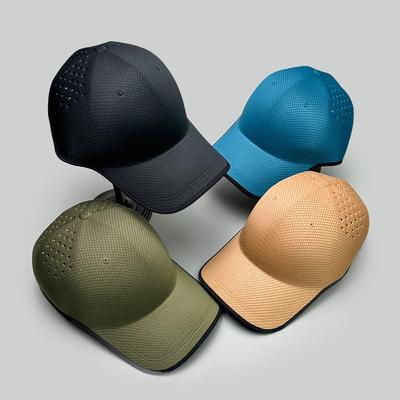 Spring And Summer Outdoor Seamless Integrated Solid Color Baseball Cap For Men And Women Breathable Foldable Sports Travel Cap