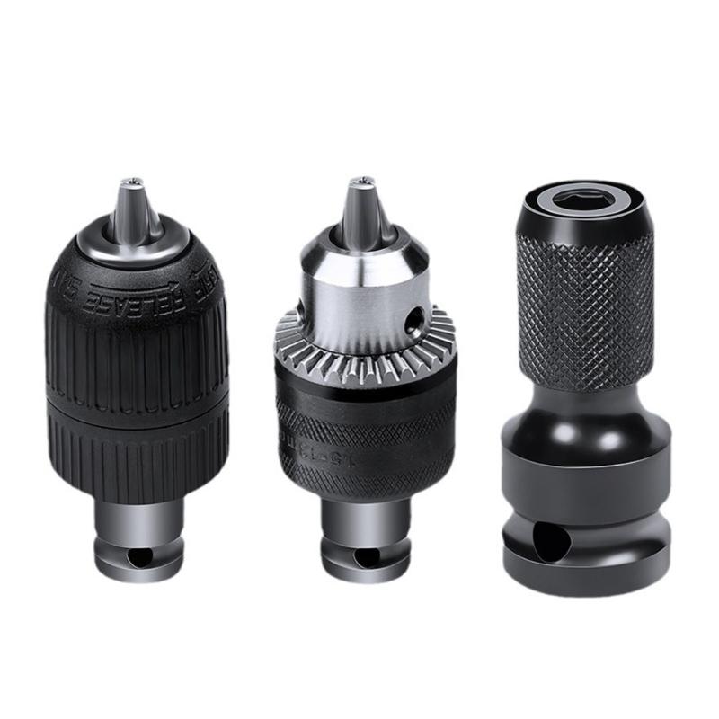 Quick Releases Spanner Drive Drill Chucks 1/2Inch Square To 1/4Inch Hex Ratchets Socket Impact Wrench Socket Set Adapter