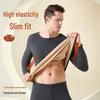 Yuzhaolin Men's Thickened Fleece Lined Thermal Underwear Set