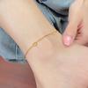 Simple Fashion Love Titanium Steel Foot Decoration Commuting Temperament Versatile Heart-Shaped Stainless Steel Anklet Women