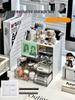 Acrylic Desktop Organizer: Drawer-Type Student Punch Clock & Pen Holder