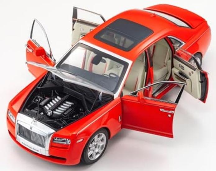 Kyosho Original Ghost Finished Product 1/18 Rolls-Royce Red/Silver