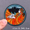 Skull Punk Patch Iron On Patches For Clothing Hip Hop Animal Embroidered Patches On Clothes Stripe Badge Embroidery Patch Decor