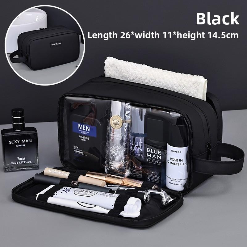 Waterproof Travel Toiletry Bag With Multiple Layers And Letter Pattern For Men And Women