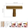 Modern Minimalist Zinc Alloy Gold and Sliver Cabinet Doors Handles Luxury Furniture Drawers Knob Wardrobes Pull