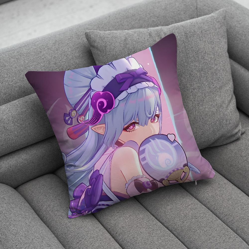 Genshin Impact Yume Mizuki Pillow Case Soft Cushion Cases for Farmhouse Sofa Decor Home Decorations and Protector