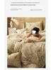 G5Z High Gram Milk Velvet Duvet Cover Set - Single Piece, Autumn/Winter, Thick & Warm with Pillow Covers.