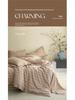 European Style Retro Crinkled Gauze Linen Button-Up Set - Machine Washable, Ideal for Naked Sleep with Fitted Sheet.