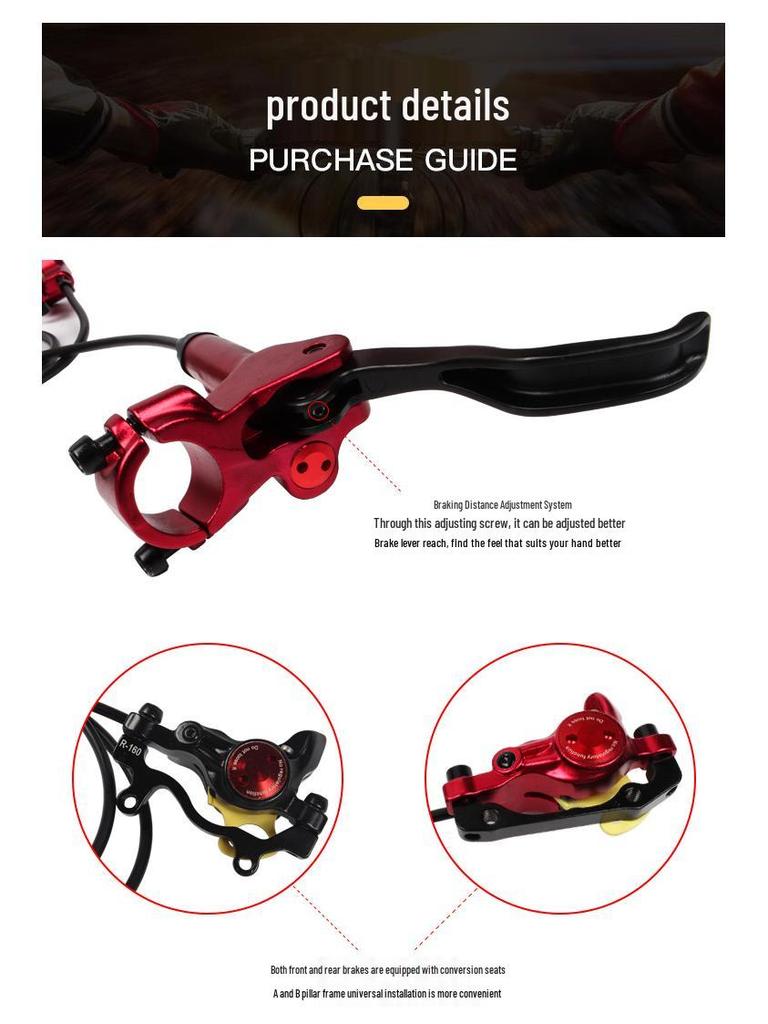 Taiwan ZOOM HB-875 Mountain Bike Hydraulic Disc Brake Caliper