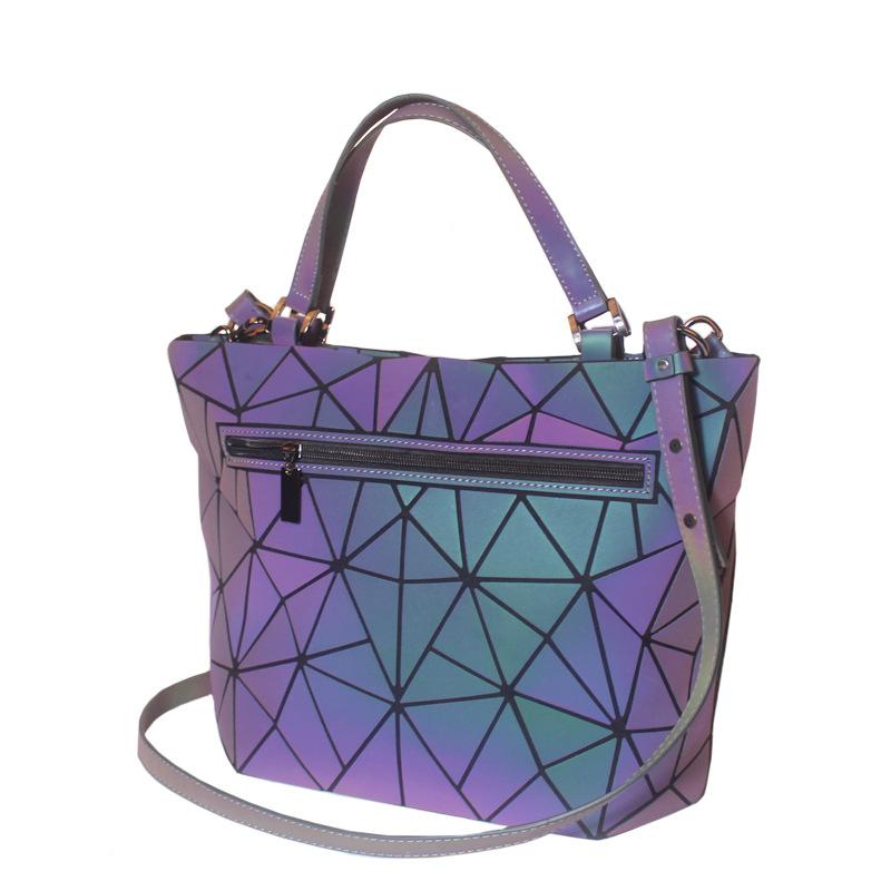 

Новая сумка-тоут Светящаяся сумка через плечо Женская сумка-мессенджер с бахромой и подвеской Сумка на молнии Универсальная женская сумка большой вместимости