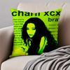 Bold Pop British Singer CCharli XCX Cushion Cover Pillowcase Antidustmite Invisible Zipper Short Plush Sofa Cushion