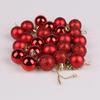 24 Pcs/Set Decorative Xmas Bauble Delicate Balls Decorations Xmas Tree Pendants