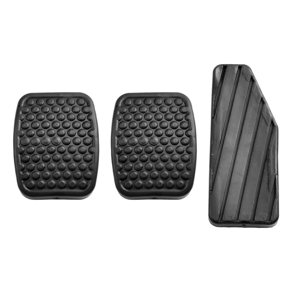 3Pcs Car Brake Clutch Accelerator Pedal Rubber Pad Cover Kit For SUZUKI Swift Samurai Sidekick Vitara TrackerDaewoo Matiz Tico
