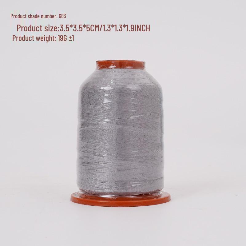 Polyester Sewing Thread: 100 Colors, 500 Yards, Fine Two-Strand, High-Speed, for Hand Sewing