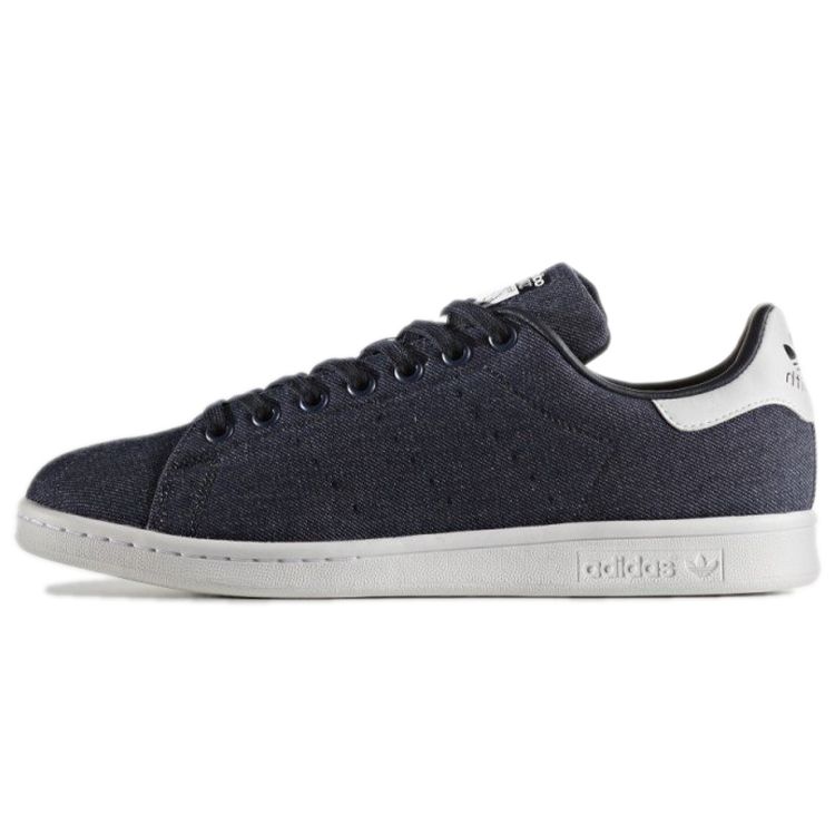 Adidas Originals Stan Smith Slip Resistant Durable Low Top Sneakers Men Sneakers Blue BY9190