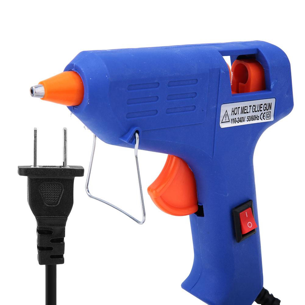 20W Hot Melt Glue with Manual Electric Hot Melt Glue (Black )