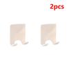 2PCS Adhesive Razor Holder Wall Mounted Bathroom For Shower Hook Rack Gillette Shaver Holder Plastic Hook Holder Razor Rack