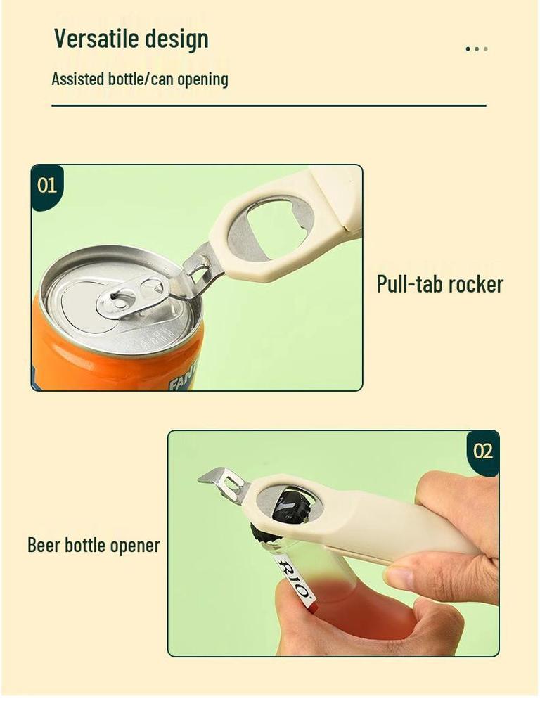 Wielofunkcyjny magnetyczny otwieracz do puszek i butelek z nakrętką