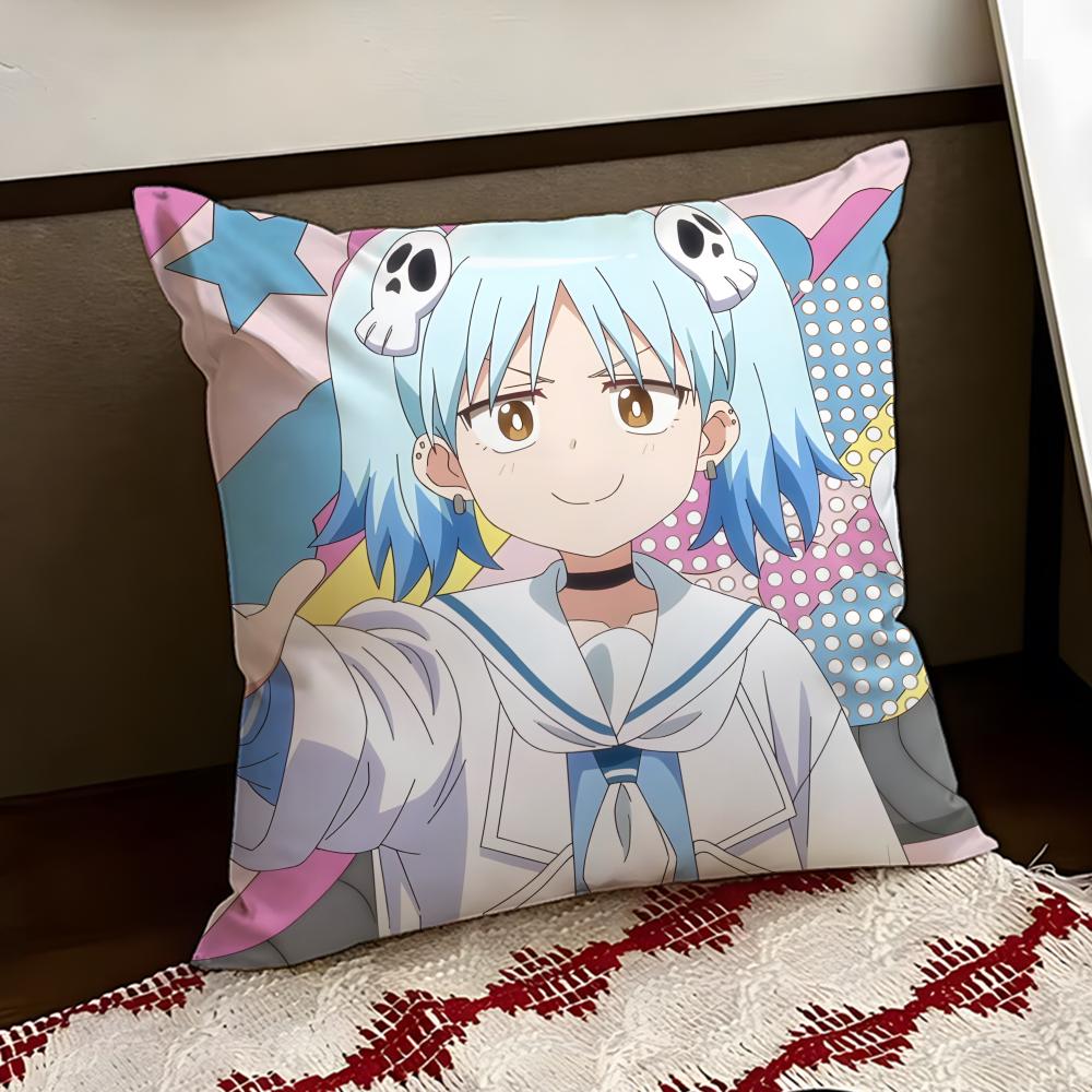 Ninja to Koroshiya no Futarigurashi 2 Cushion Cover Reversible Soft Durable Pillow Cover Home MultiScene Use for Daily Comfort
