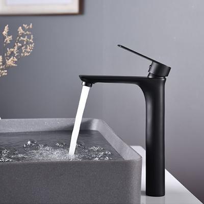 Bathroom Basin Faucet Sink Mixer Tap Solid Brass Tap Water Faucet Waterfall Brushed Gold Matte Black Chrome Basin Mixer Faucet