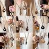 Nytt kinesiskt retro populärt etniskt halsband för kvinnor, mångsidigt nischlångt tröjkedja, exklusivt och enkelt tillbehör