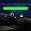 64 Colours LED Turbine Vents Ambient Light For Mercedes Benz W205 X253 GLC Coupe C43 C63s Car Speaker Cover Decorative Lamp Part WS4