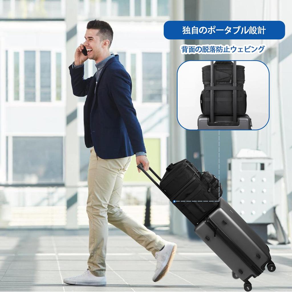 PARTI FISH Insulated Soft Cooler Box, 5-Layer Insulation, Strong Insulation, Lunch Bag, Large Capacity 15L-18L, Expandable, Foldable, Waterproof, Leak