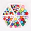 Candy Farbe Kunststoff Acryl Perlen 6/8/10/12/14/16mm DIY Lose Spacer runde Kugel Perle Für Schmuck Mak