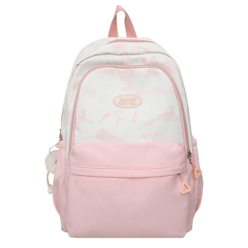 Children's Schoolbags Elementary School Students Junior High School Girls High School Students High Looking Printed Backpacks