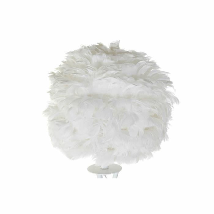 Lampadaire - Plume - Métal blanc - 40 x 40 x 150 cm - Design contemporain