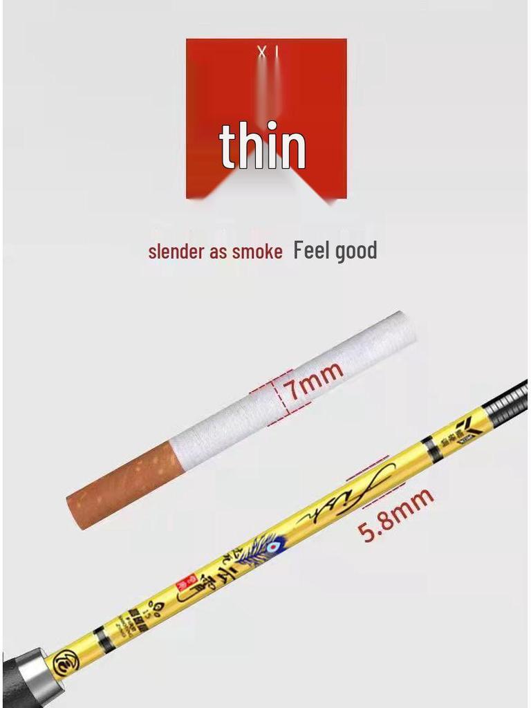 Ultralight Ultra-Hard Carbon Carp Fishing Rod - Extremely Fine Action Hand Rod