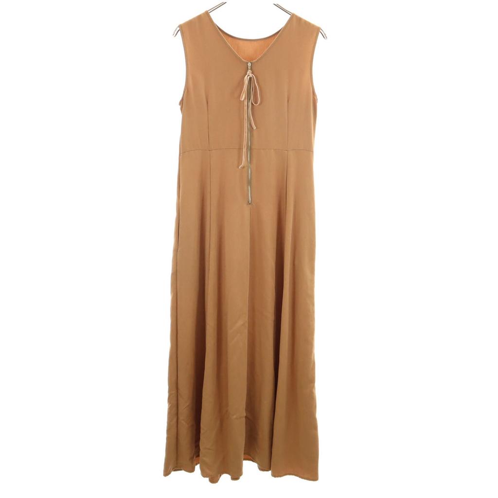 ANIECA No Sleeve One Piece F Brown Women Used
