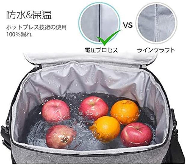 KULUSUPA Cooler Bag, Thermal Insulated Bag, Ice Box, Lunch Box, Insulated, Commuting To Work or School, Lunch Box, Picnic Bag, Outdoor, Fishing,
