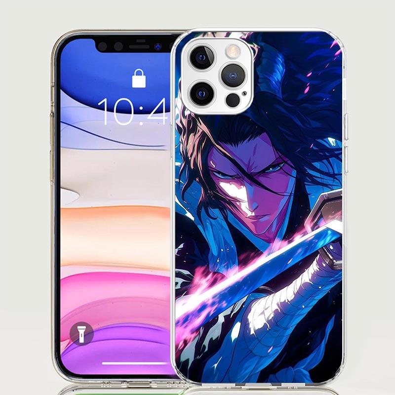 Bleach Kuchiki Byakuya Phone Case For Iphone 11 12 13 Mini 14 15 Plus 17 Air 16 Pro Max 16E 7 8 SE Art Customized Coque Capa Cas