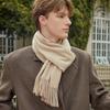 Men's Solid Color Scarf Autumn and Winter New Versatile Wool Scarf Korean Atmosphere Cashmere Scarf Women's Winter Warmth