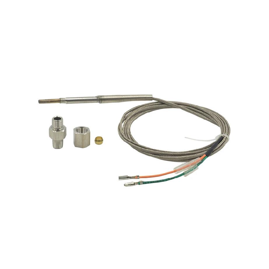 Dragon gauge Exhaust gas CarTemp sensor 2m EGT K Type Thermocouple Probe Temperature Sensors Threads Temp Sensor Gauge