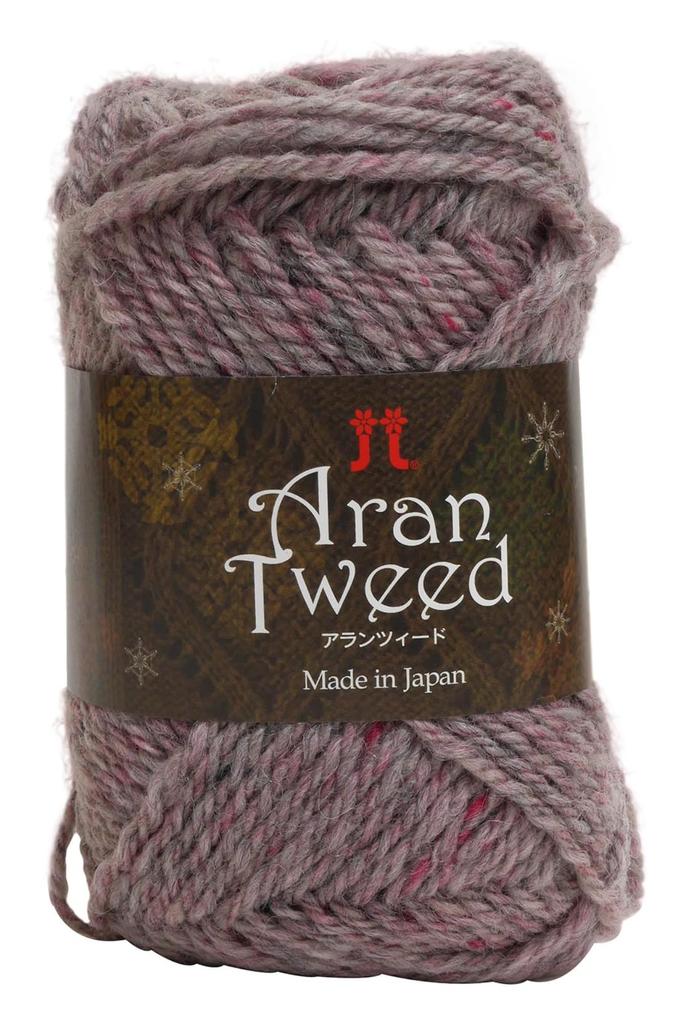 Hamanaka Aran Tweed Yarn Medium Pink 40g 82m 5 balls set 2147 set Col.17 Approx.