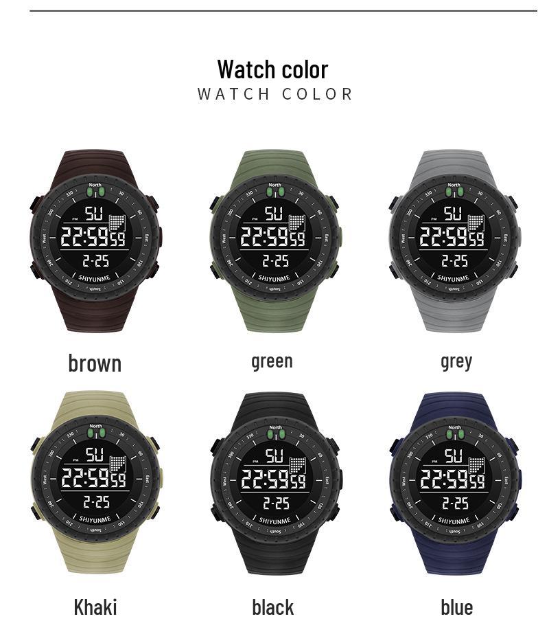 Shiyunmei Men's Multifunctional Waterproof LED Sport Watch