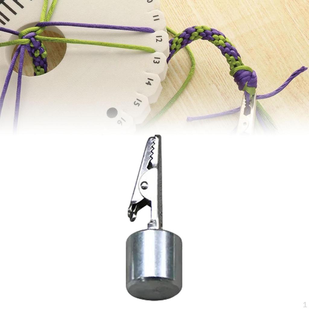 Thread End Clip Alligator Poratble Weaving Tool Yarn Tail Knitting for Disc Knitted